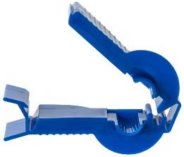 Затискач вихідного каналу мішків для перитонеального діалізу